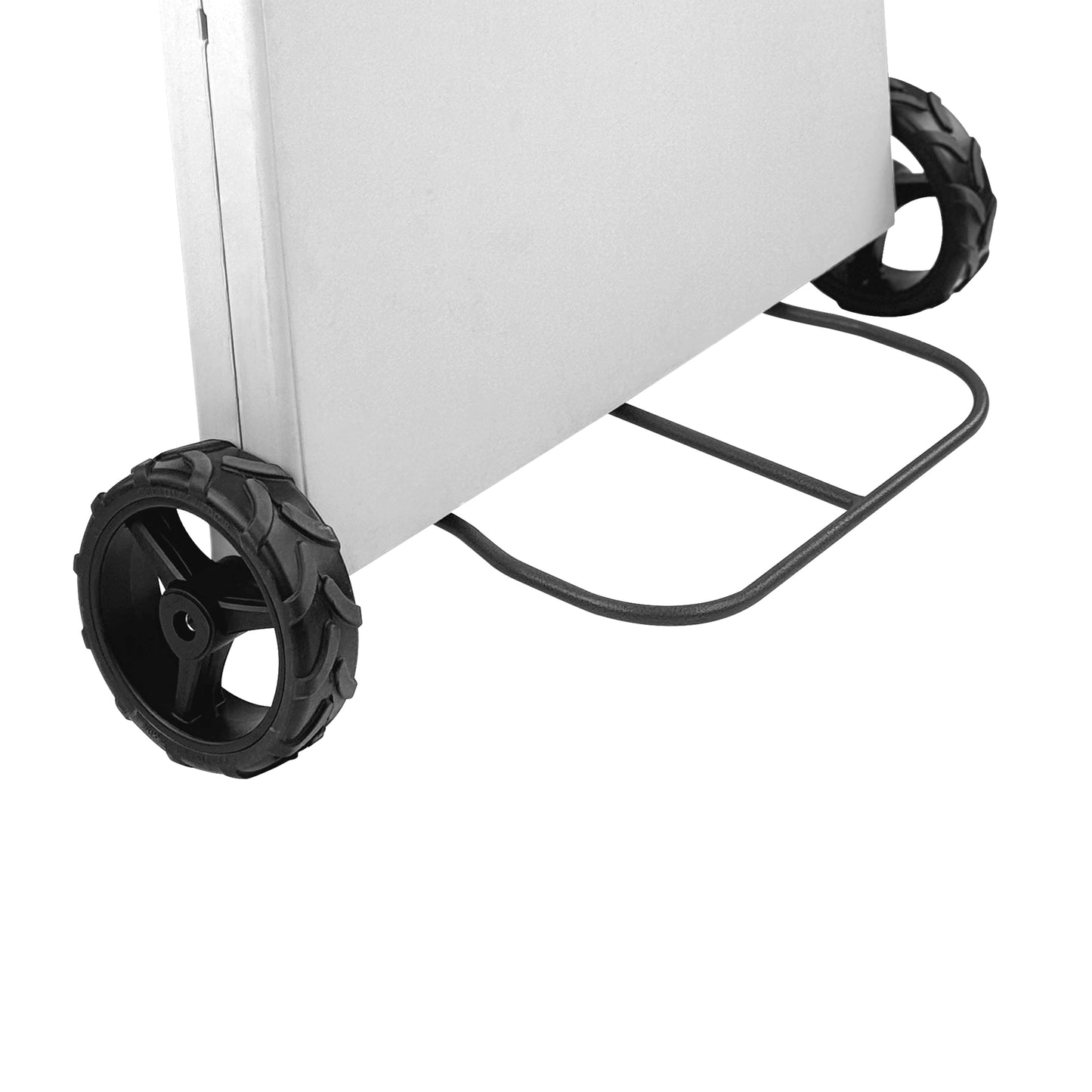 The Rolling Table - 6 ft. Folding Table on Wheels - Team Colors - White - Creative Wagons