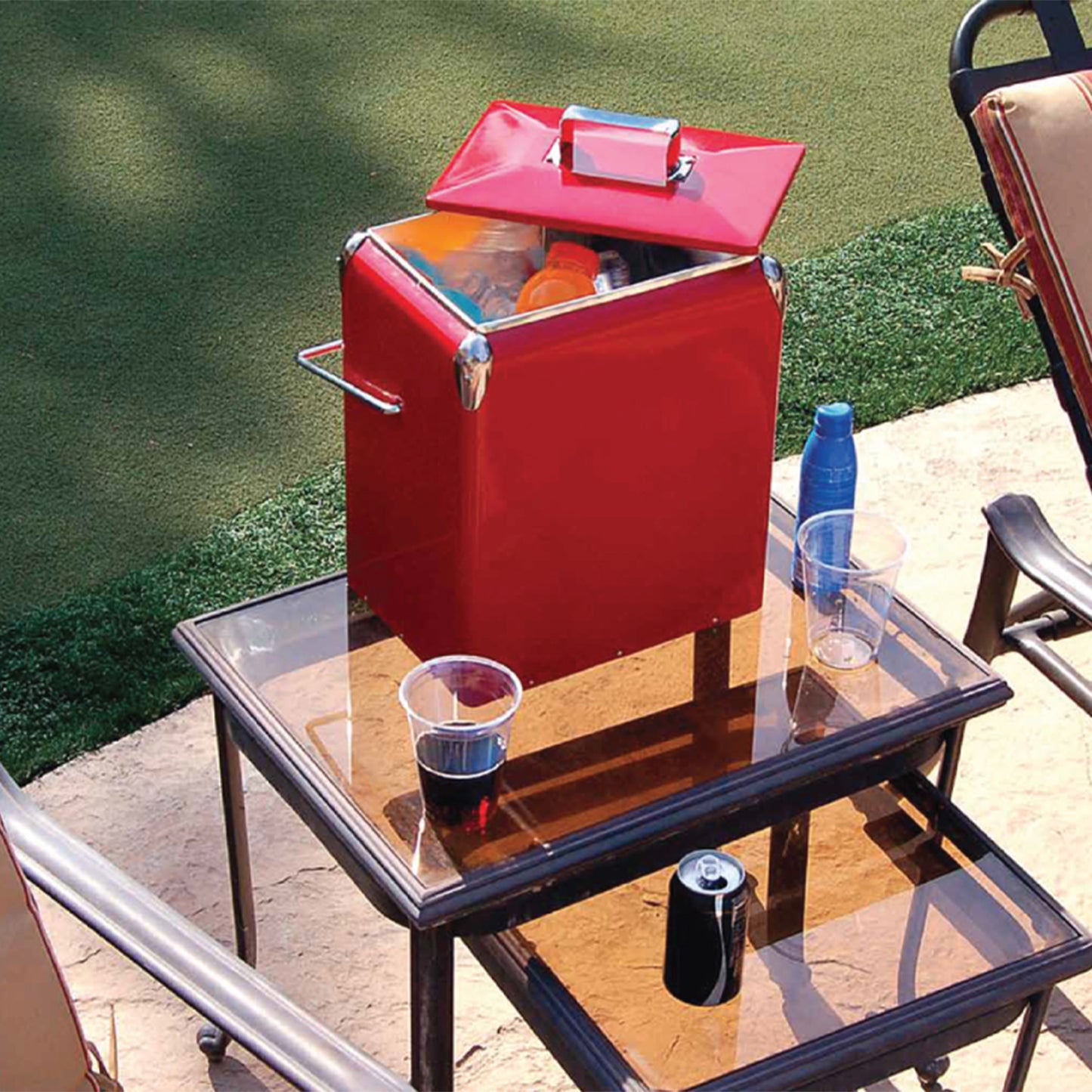 Retro Legacy Cooler | Red - Creative Wagons