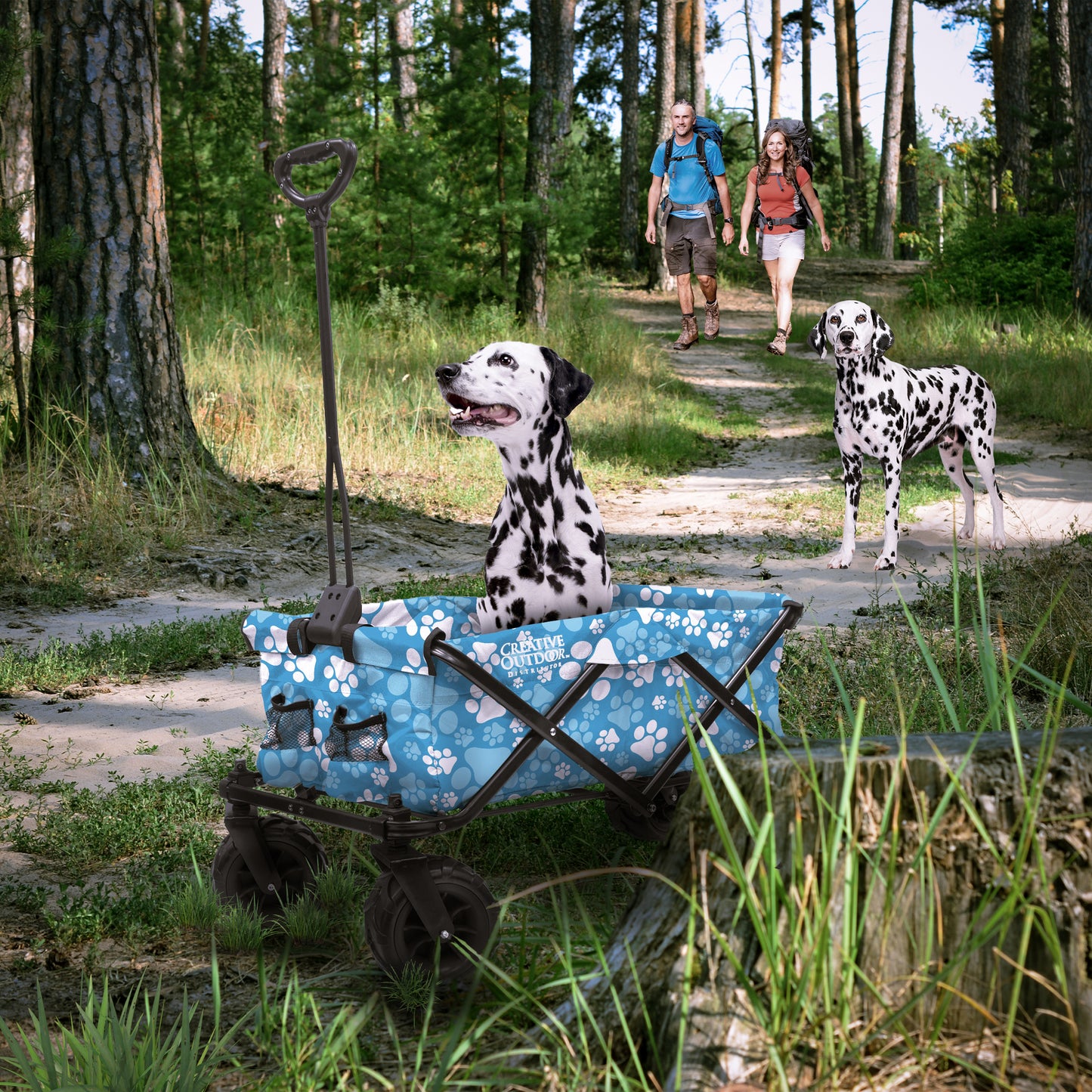 Paw Print Limited Edition All-Terrain Folding Wagon - Custom Folding Wagons