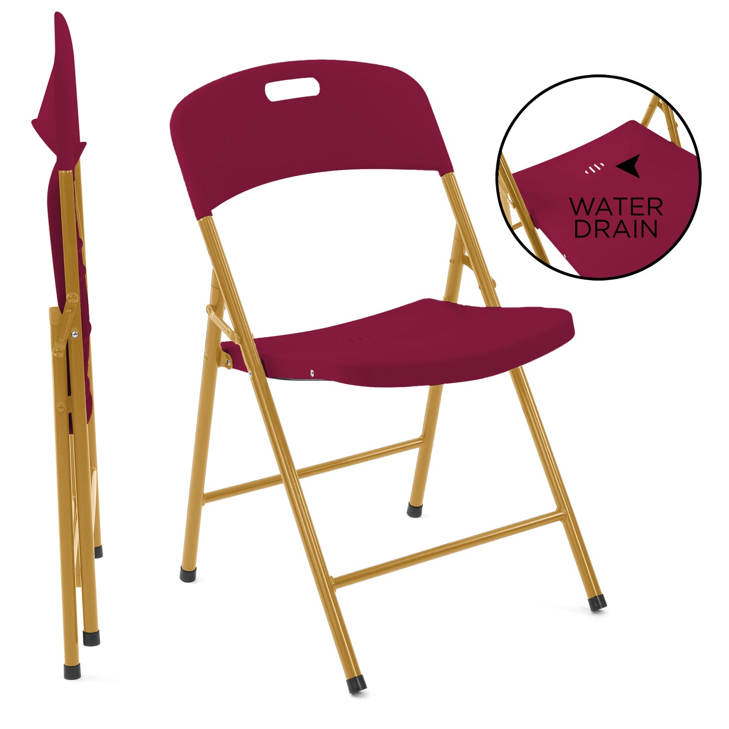 Picnic Folding Chairs - Set of Four - All Colors - Creative Wagons