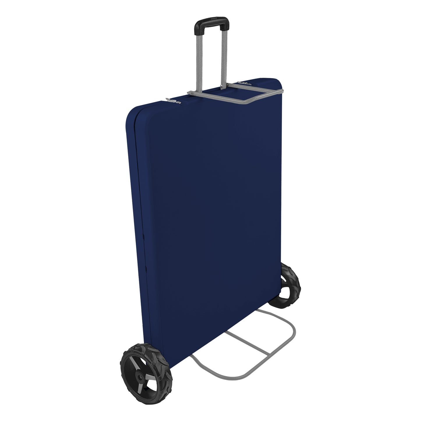 The Rolling Table - 6 ft. Folding Table on Wheels - Team Colors - Blue & Gray - Creative Wagons