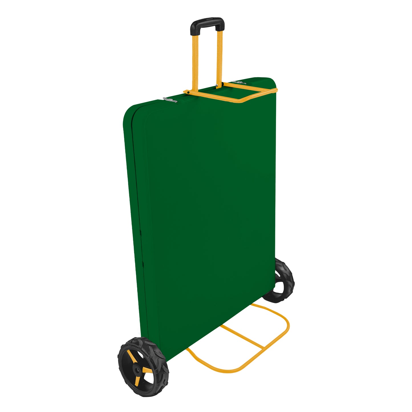 The Rolling Table - 6 ft. Folding Table on Wheels - Team Colors - Green & Yellow - Creative Wagons