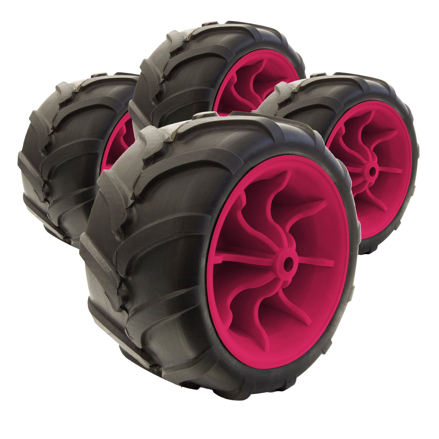 All-Terrain Replacement 7" Wheels | 4 Pack - Creative Wagons