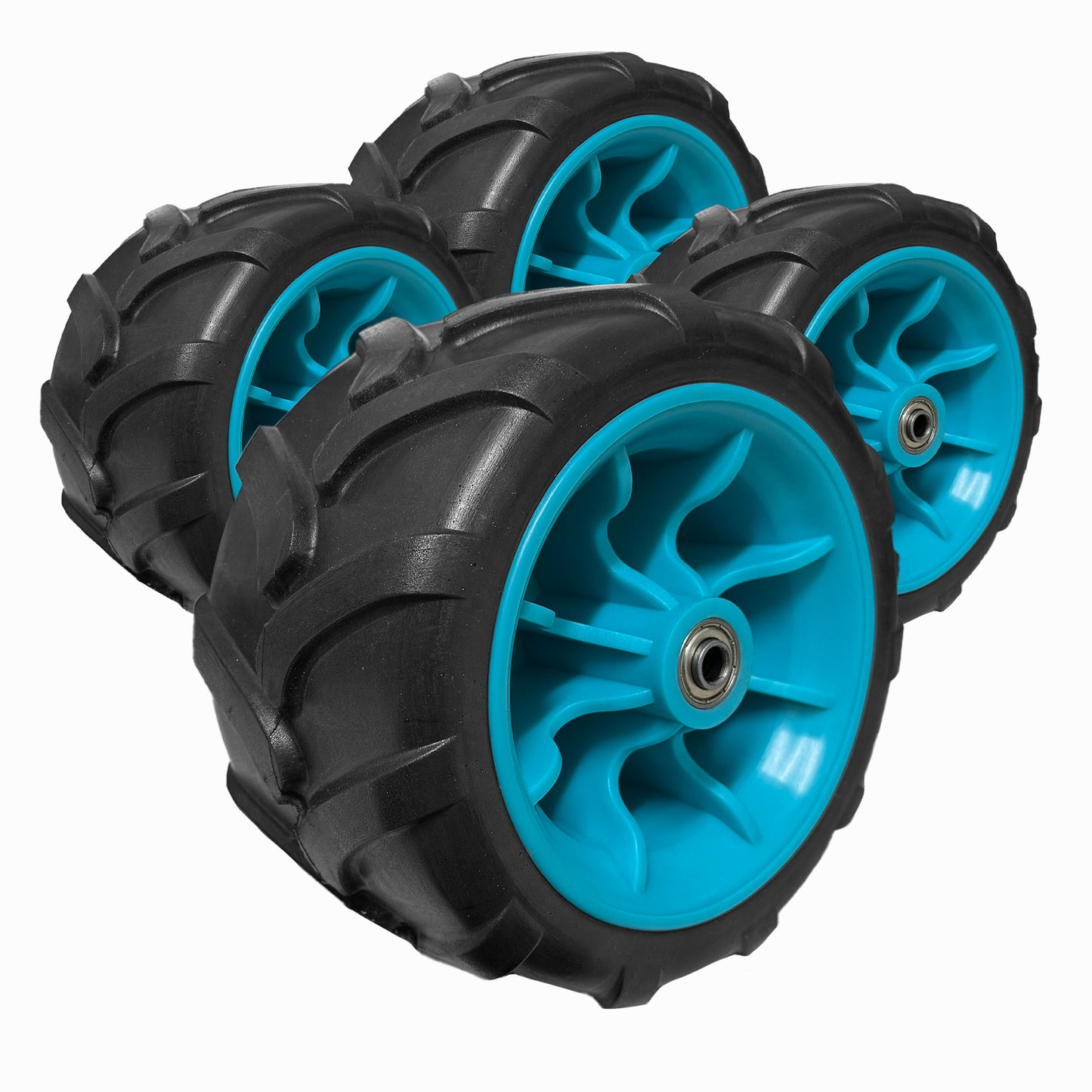 All-Terrain Replacement 7" Wheels | 4 Pack - Creative Wagons