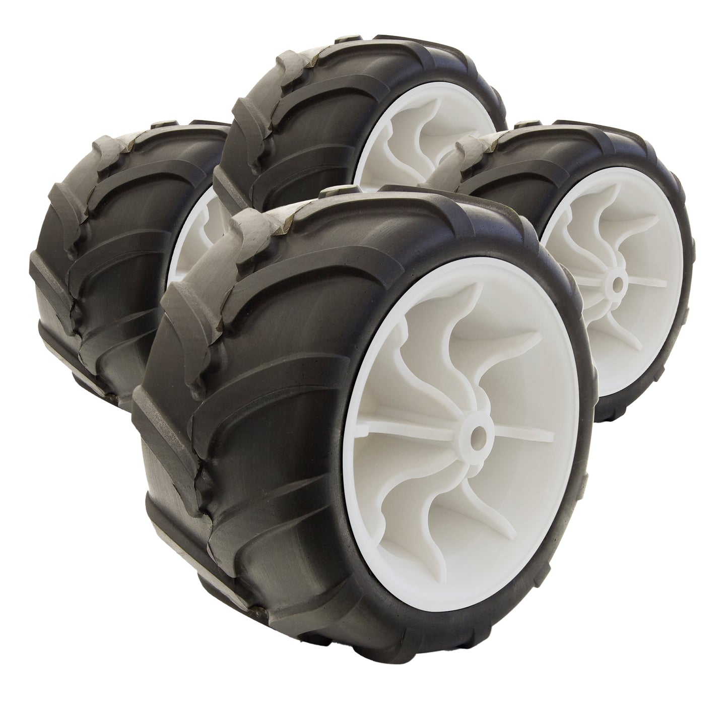 All-Terrain Replacement 7" Wheels | 4 Pack - Creative Wagons