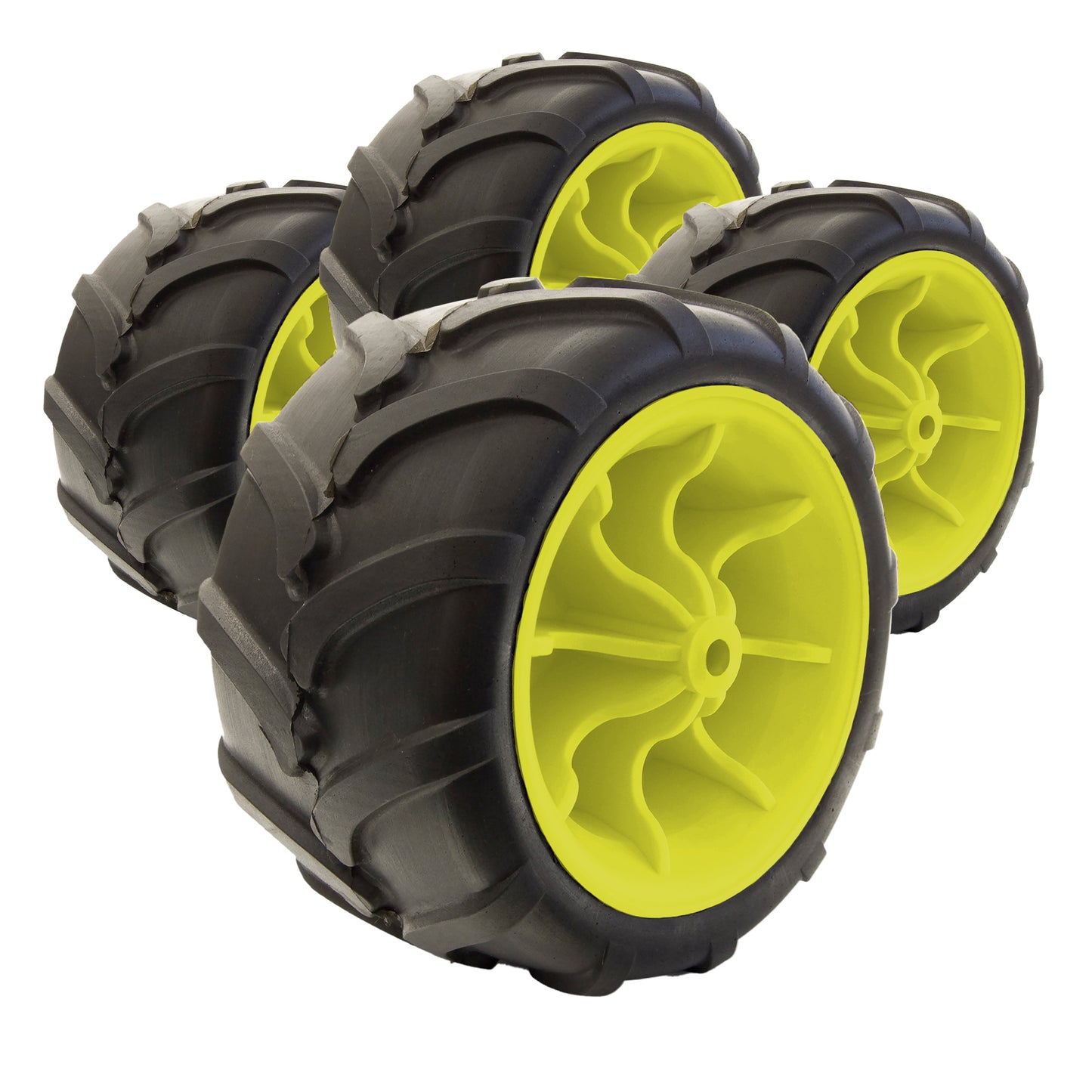 All-Terrain Replacement 7" Wheels | 4 Pack - Creative Wagons