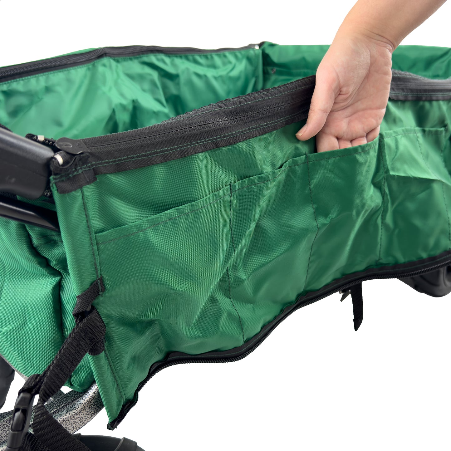 XXL Hauler Deluxe with Cooler Rack | Green - Creative Wagons