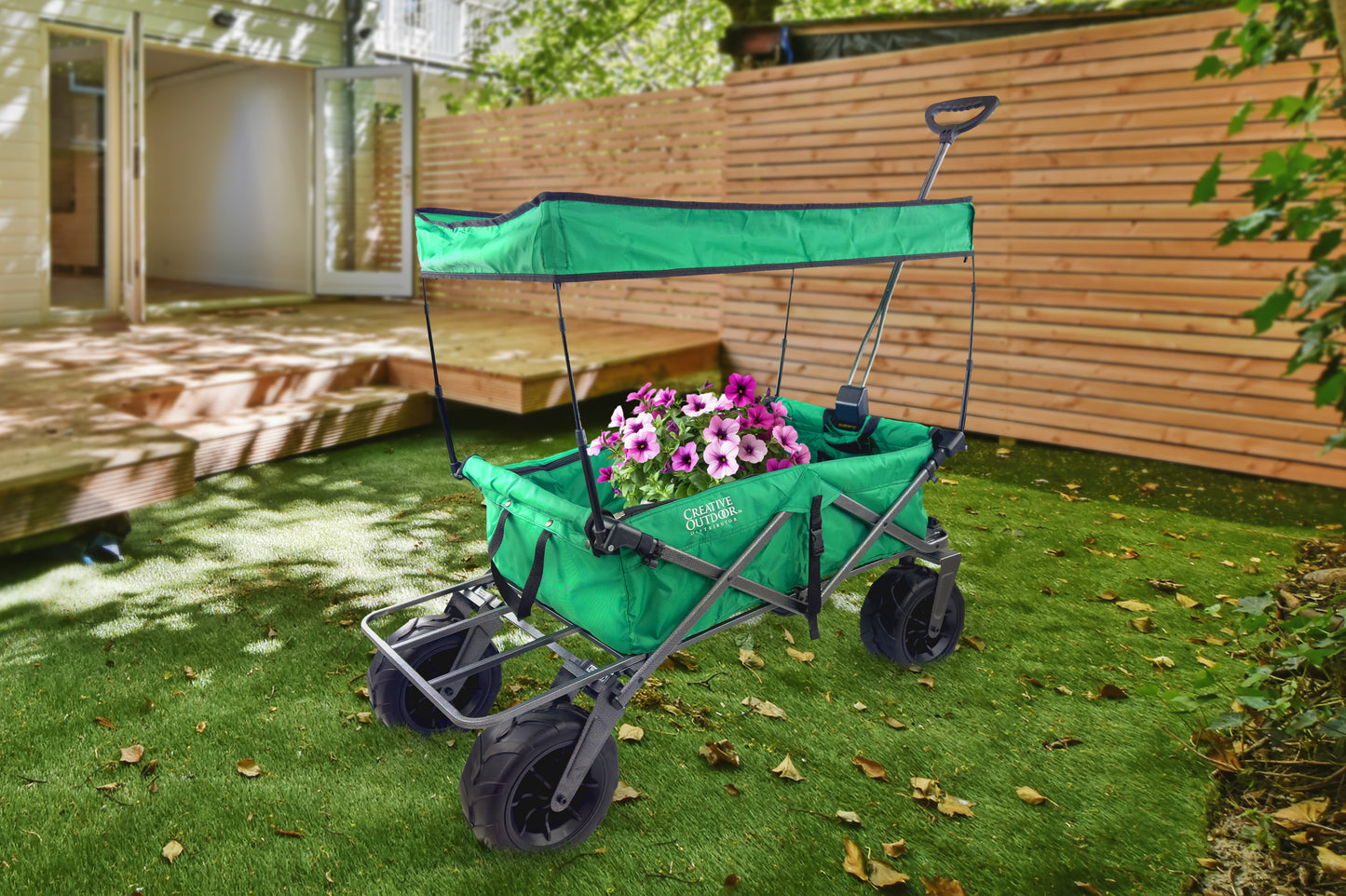 XXL Hauler Deluxe with Cooler Rack | Green - Creative Wagons