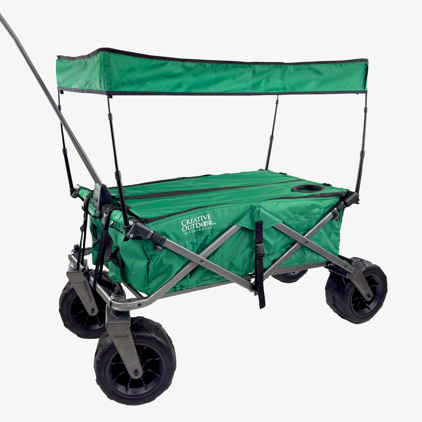 XXL Hauler Deluxe with Cooler Rack | Green - Creative Wagons