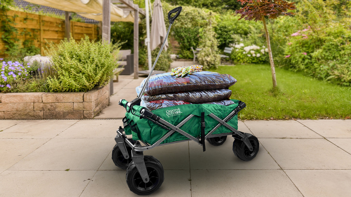 XXL Hauler Deluxe with Cooler Rack | Green - Creative Wagons