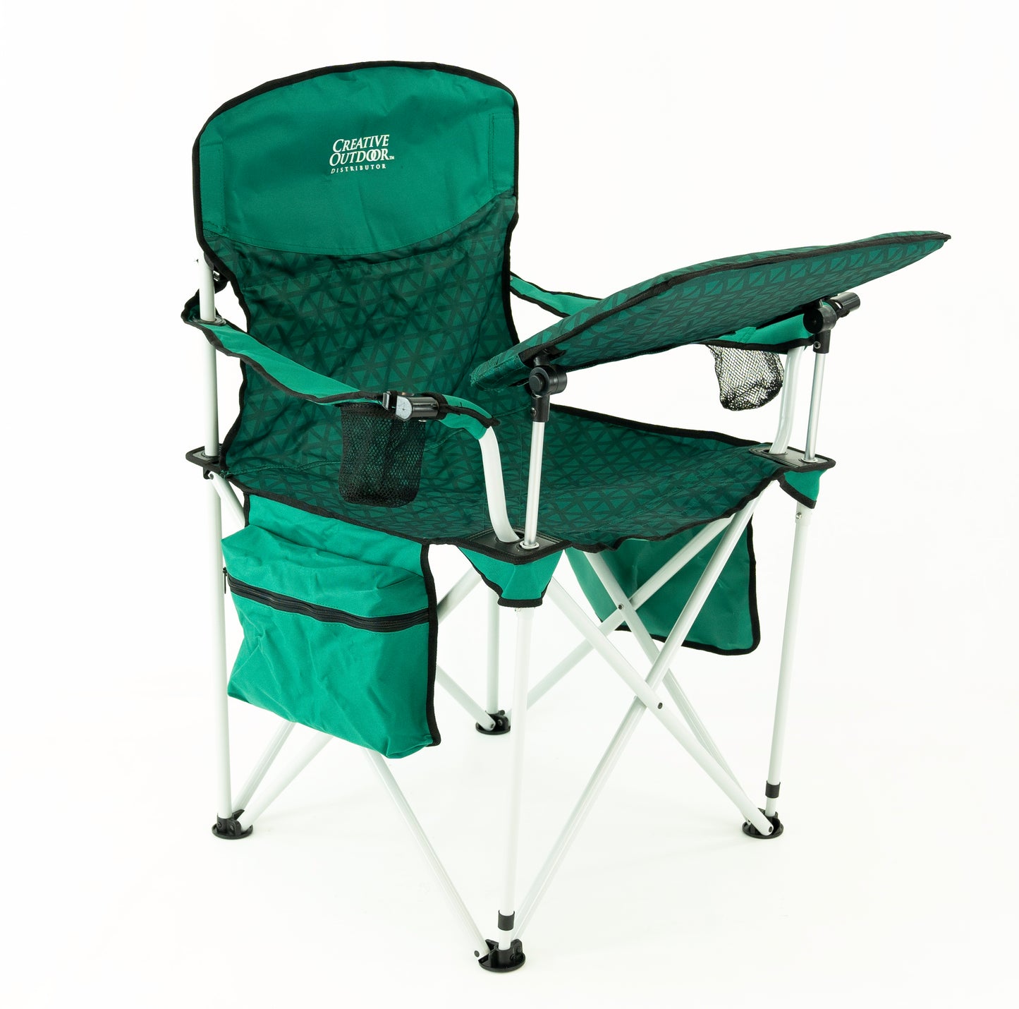 iChair Folding Wine Chair with Adjustable Table | Forest Diamond - Custom Folding Wagons