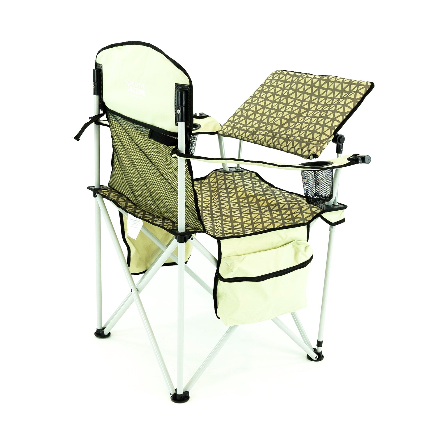 iChair Folding Wine Chair with Adjustable Table | Earth Diamond - Custom Folding Wagons