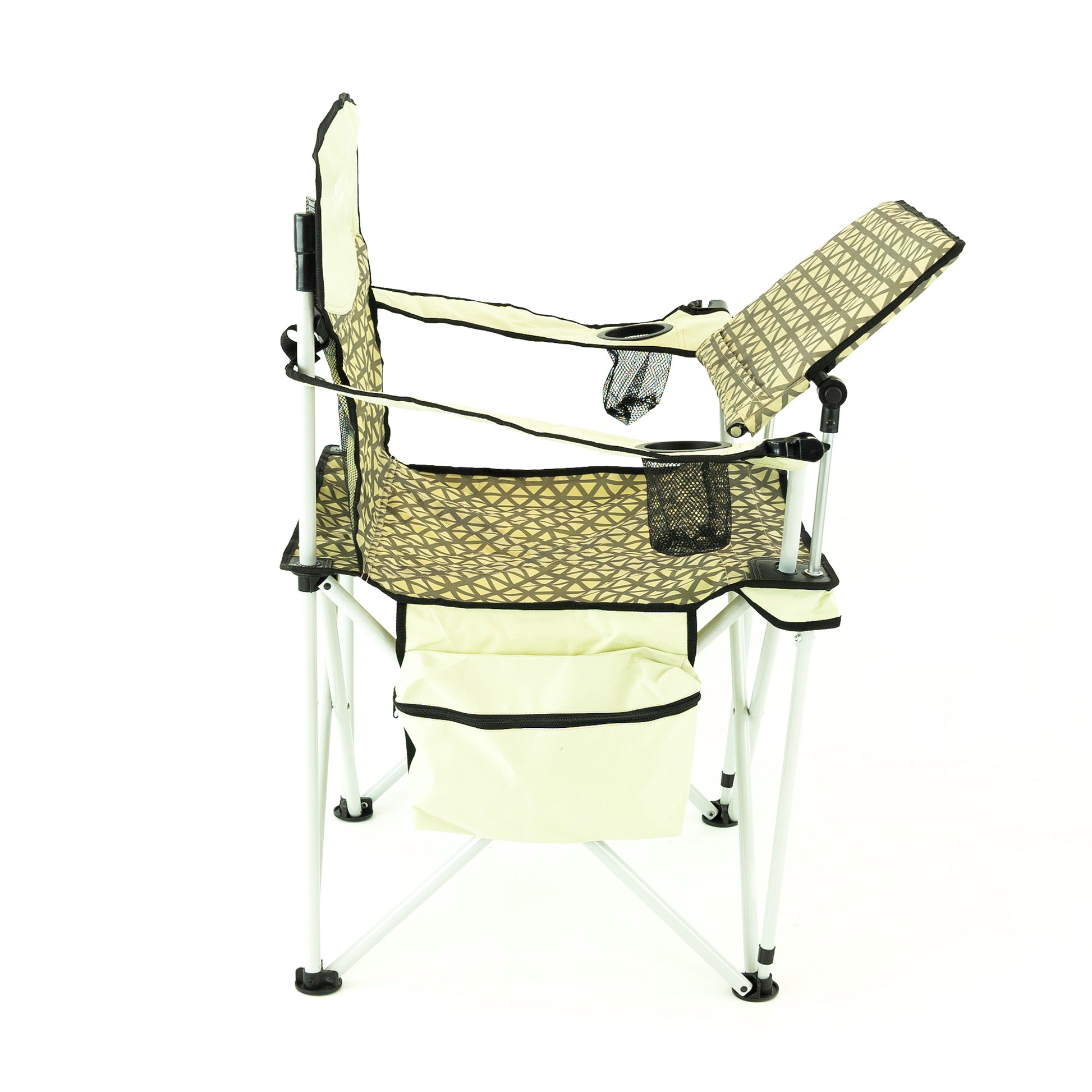 iChair Folding Wine Chair with Adjustable Table | Earth Diamond - Custom Folding Wagons