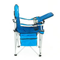 Thumbnail for iChair Folding Wine Chair with Adjustable Table | Ocean Diamond - Custom Folding Wagons