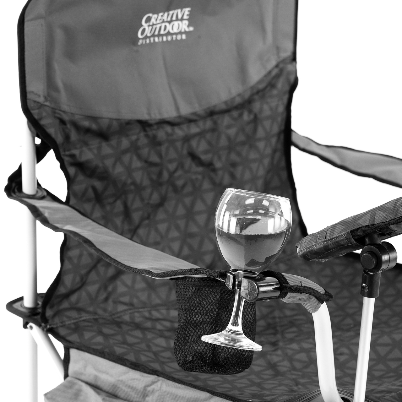 iChair Folding Wine Chair with Adjustable Table | Ocean Diamond - Custom Folding Wagons