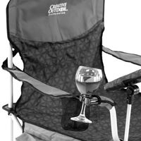 Thumbnail for iChair Folding Wine Chair with Adjustable Table | Ocean Diamond - Custom Folding Wagons