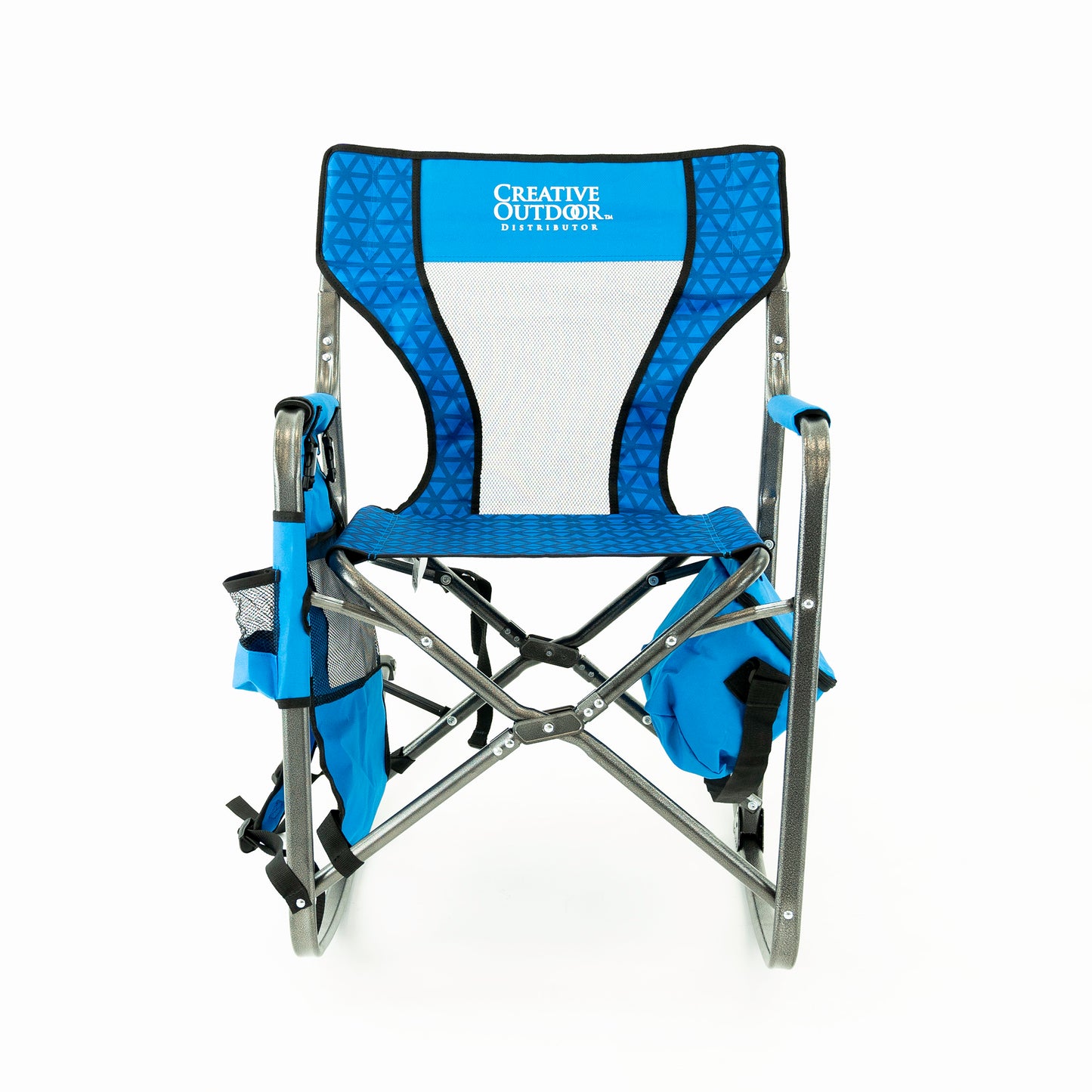 Folding Rocking Chair with Ice Box Cooler | Ocean Diamond - Custom Folding Wagons