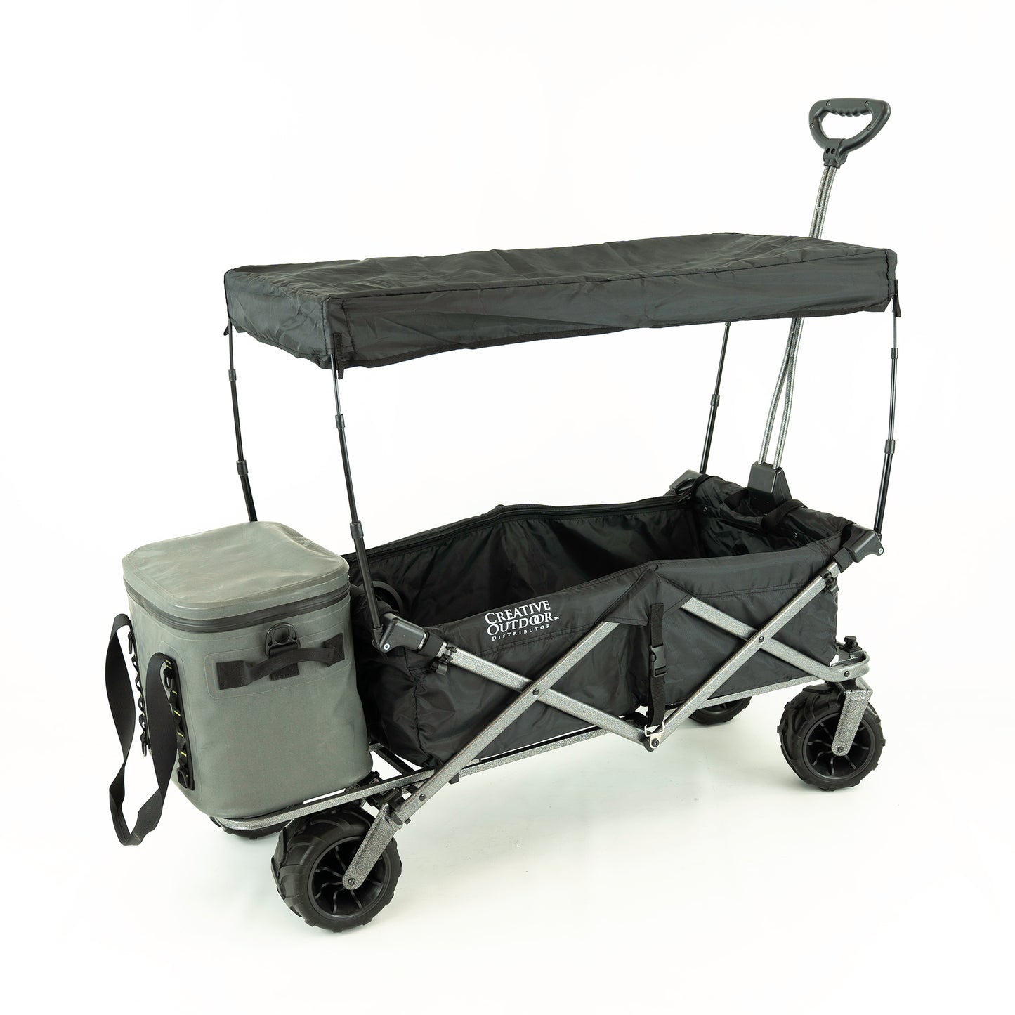 All-Terrain Deluxe Wagon - Black - Custom Folding Wagons