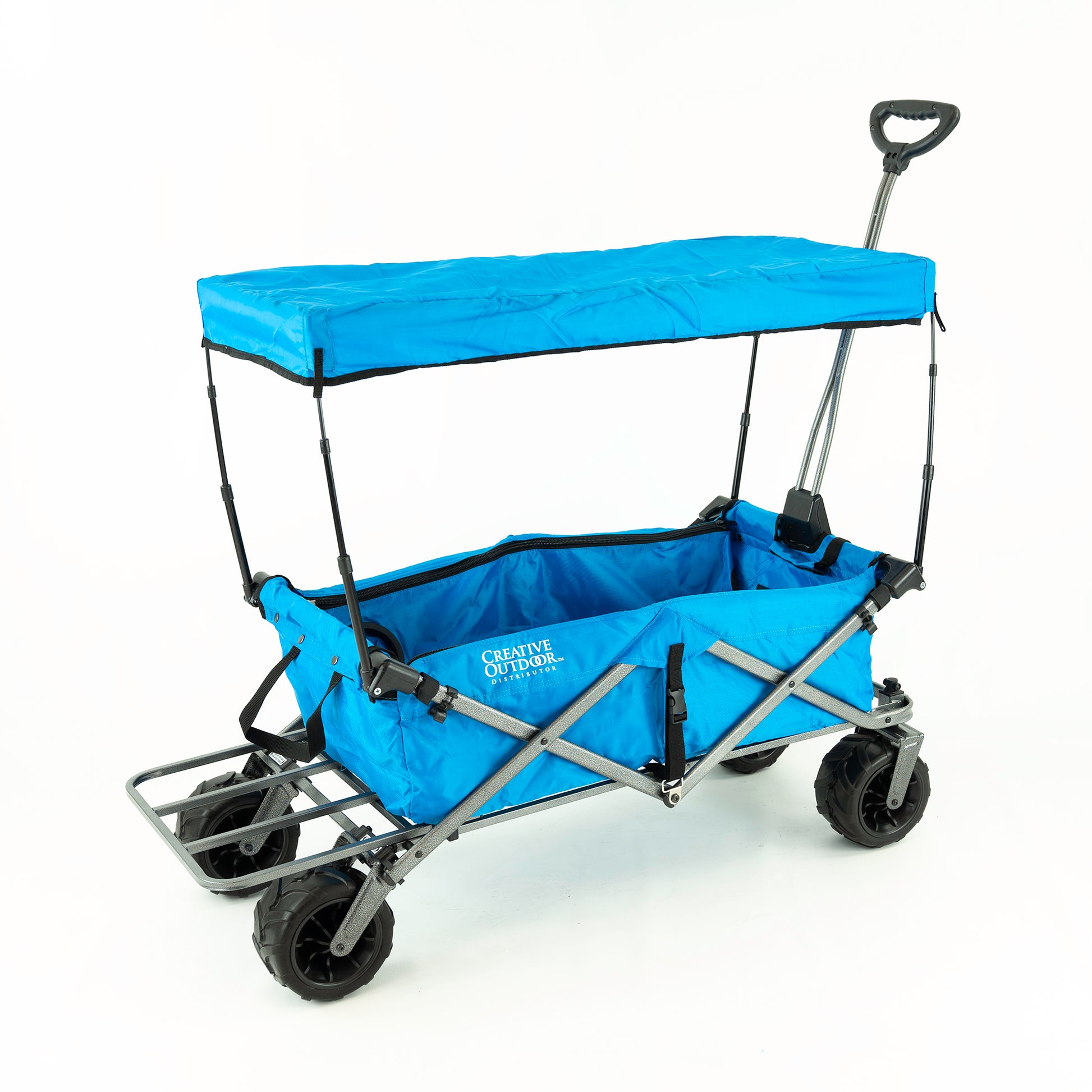 All-Terrain Deluxe Wagon - Blue - Custom Folding Wagons