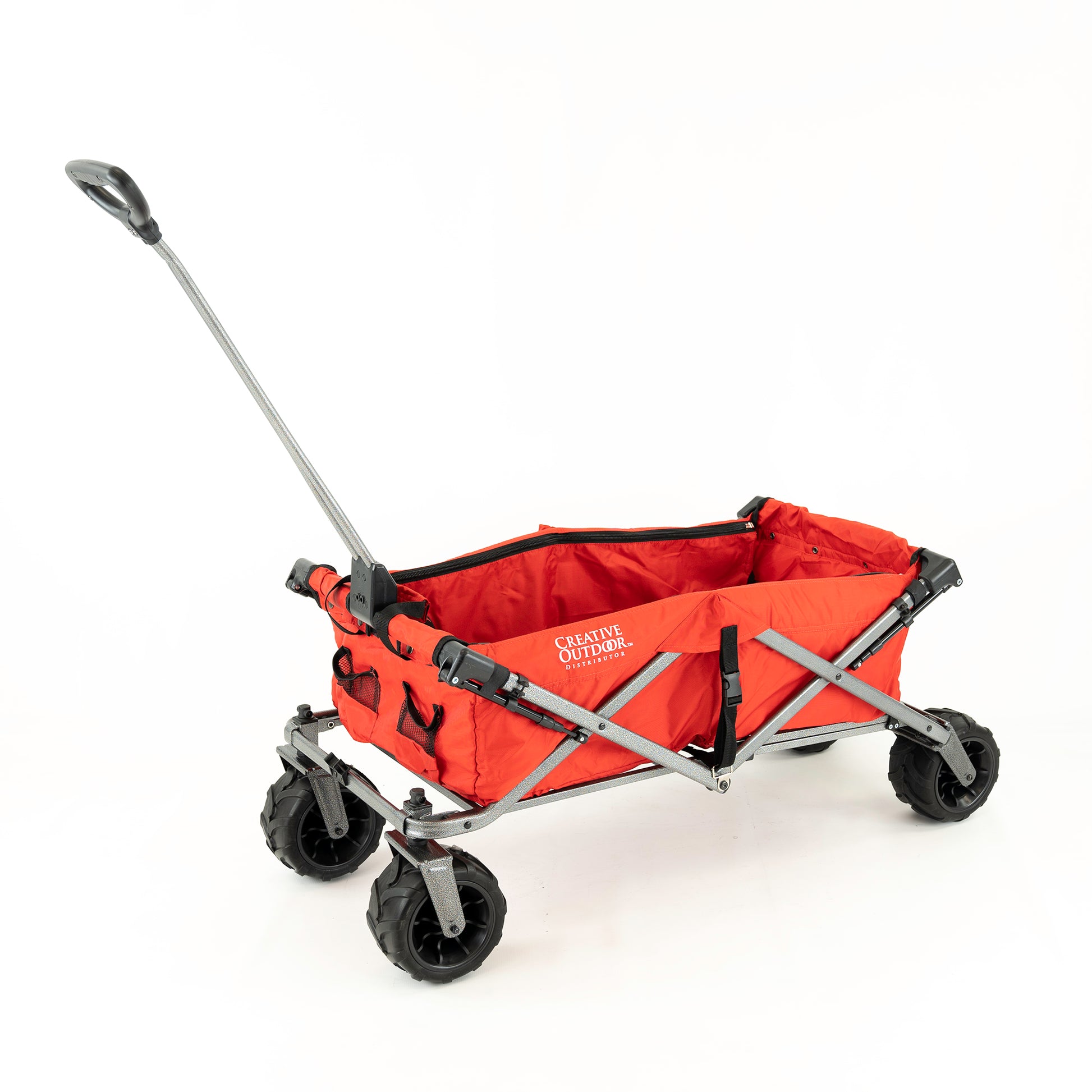 All-Terrain Deluxe Wagon - Red - Custom Folding Wagons