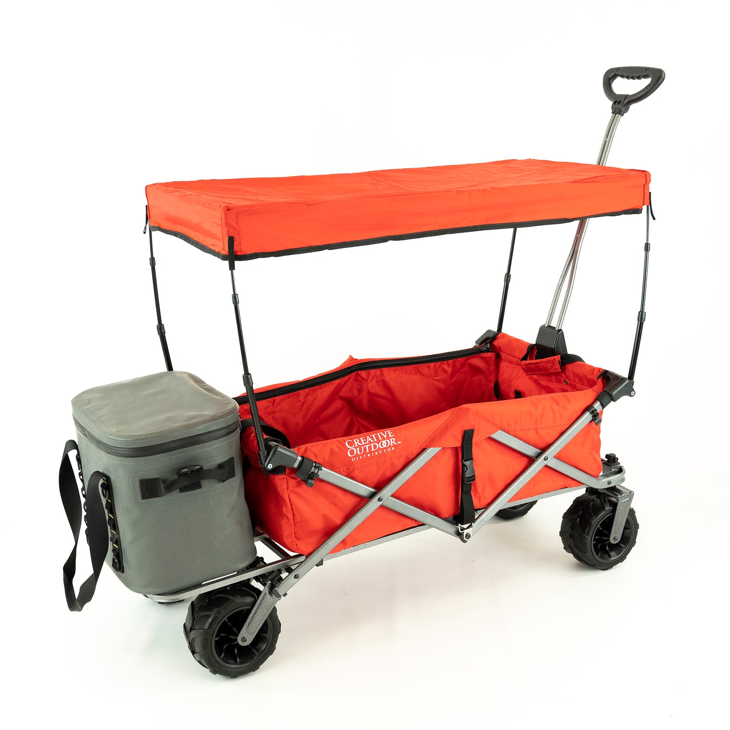 All-Terrain Deluxe Wagon - Red - Custom Folding Wagons