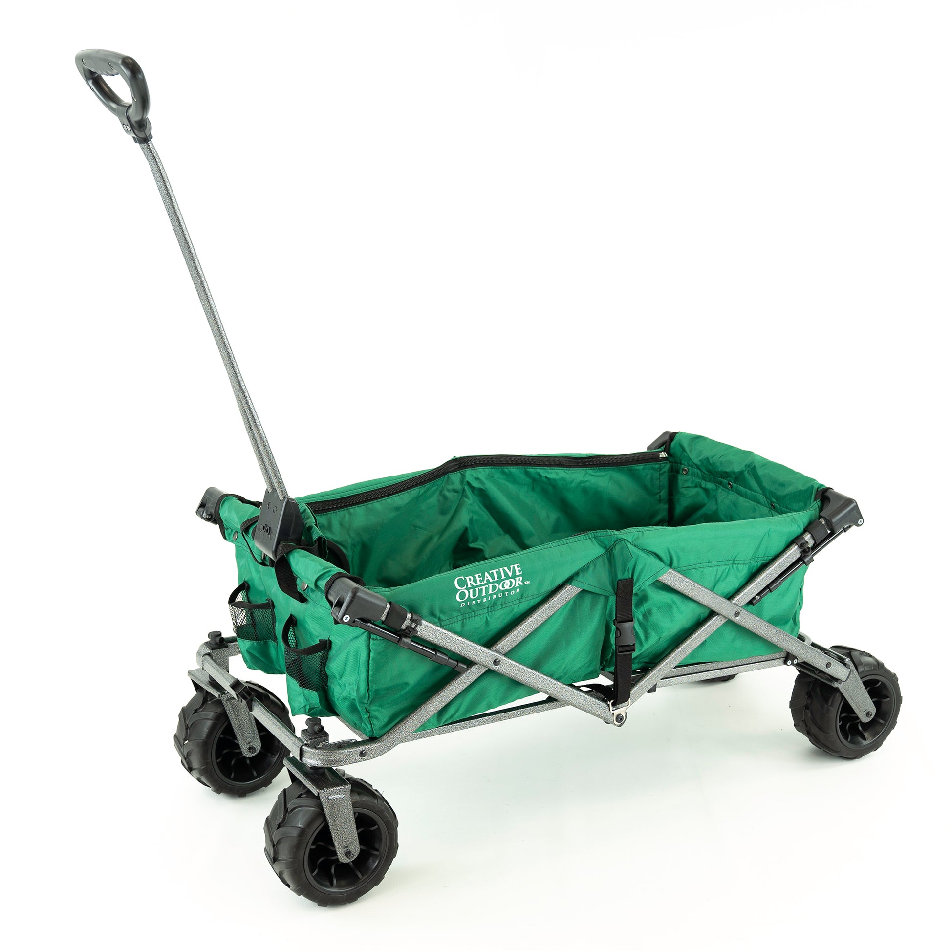 All-Terrain Deluxe Wagon - Green - Custom Folding Wagons