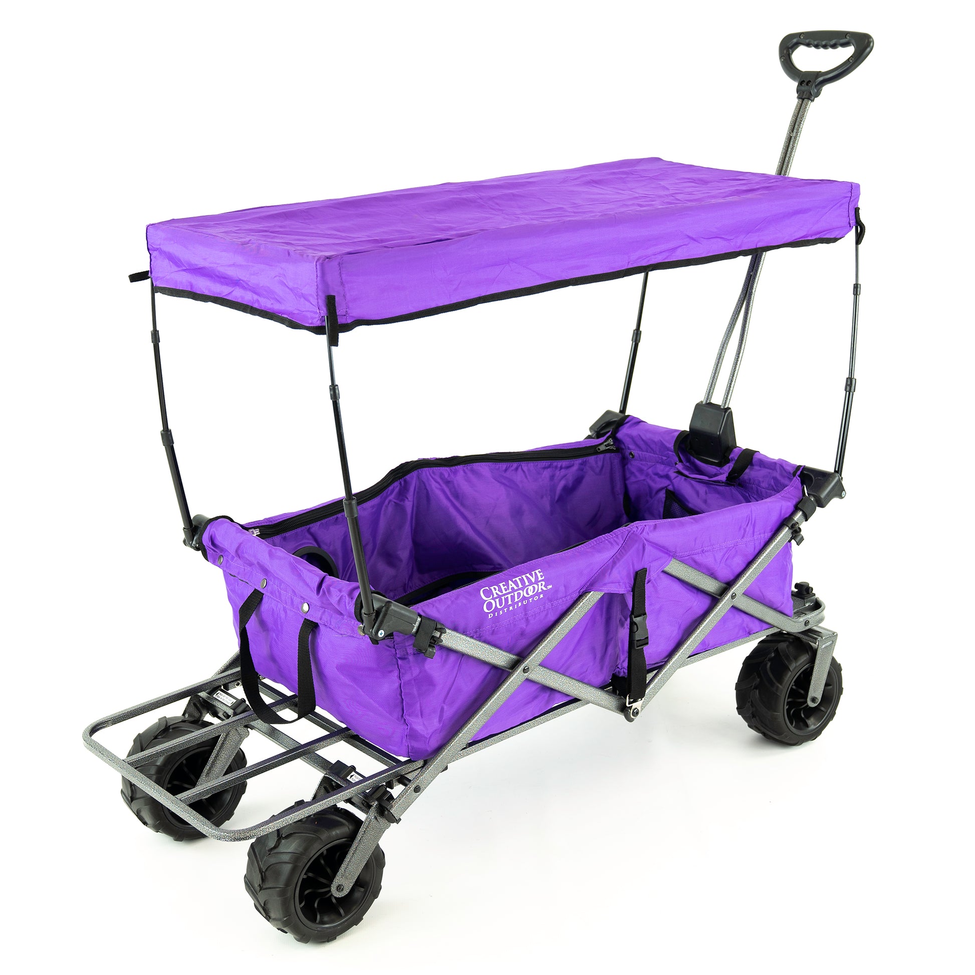 All-Terrain Deluxe Wagon - Purple - Custom Folding Wagons
