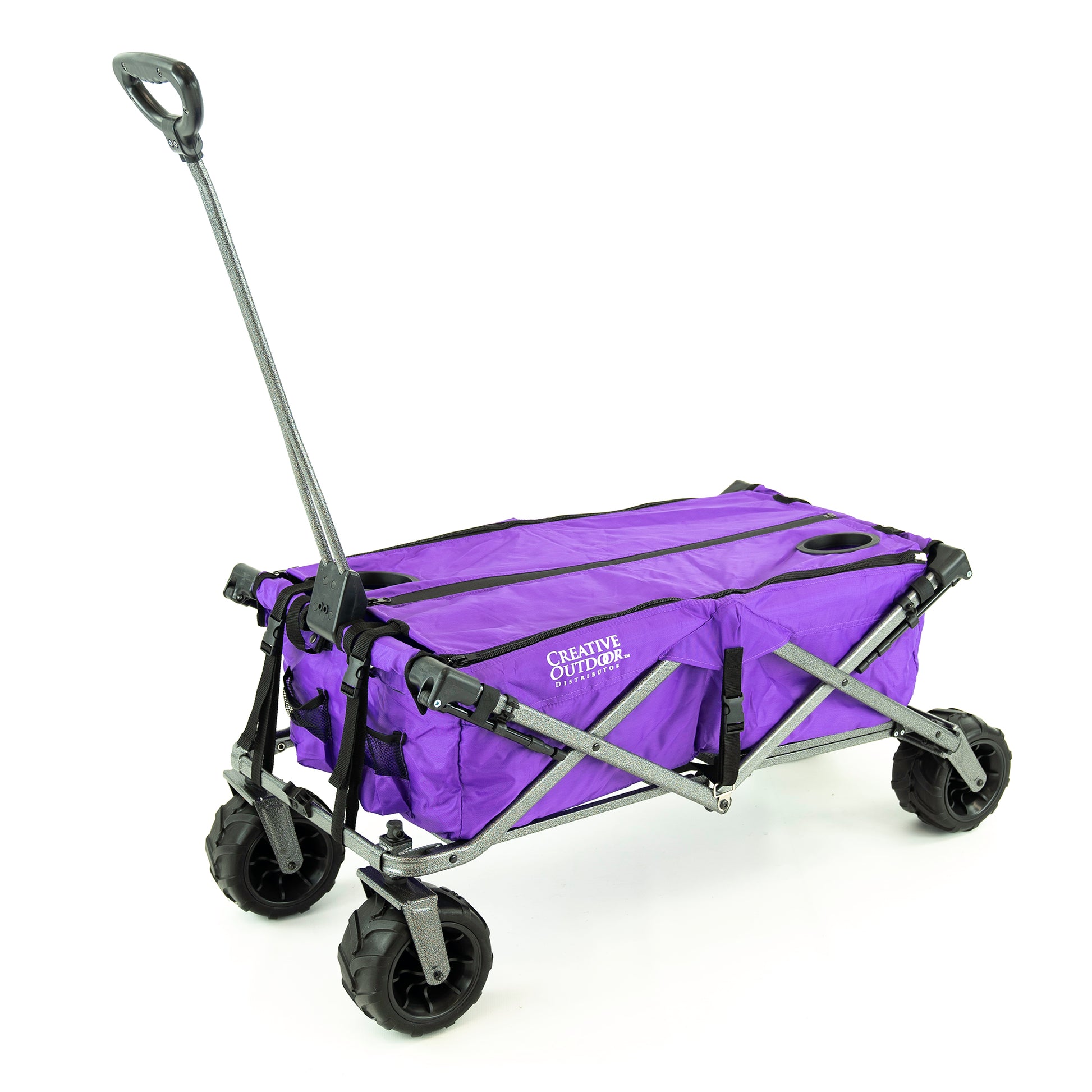 All-Terrain Deluxe Wagon - Purple - Custom Folding Wagons