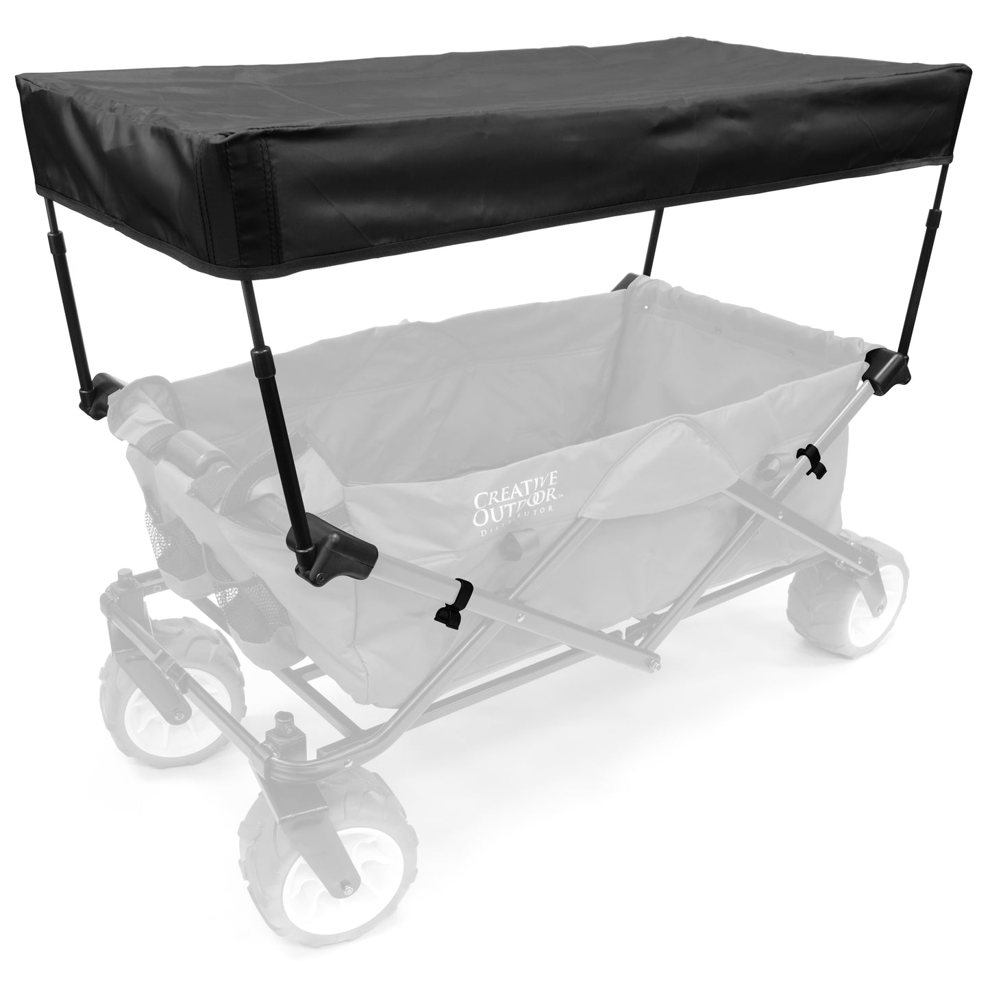 All-Terrain Folding Wagon Add-On Canopy Kit - Custom Folding Wagons