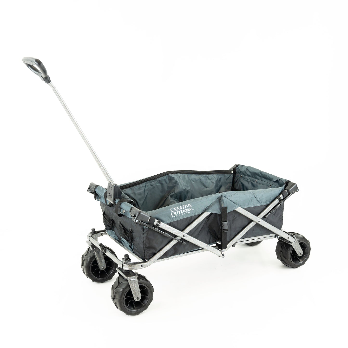 All-Terrain Deluxe Wagon - Black Gray - Custom Folding Wagons