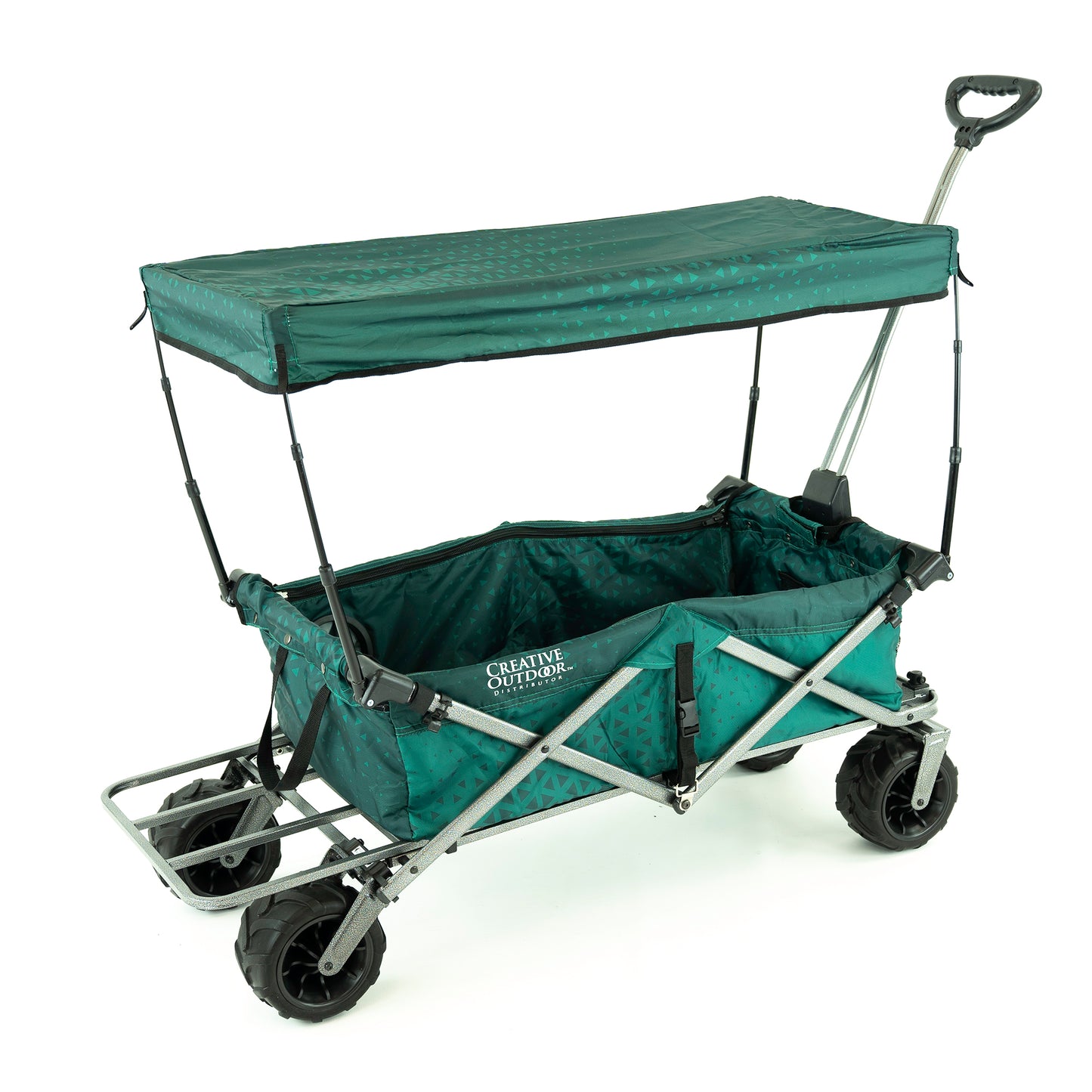 All-Terrain Deluxe Wagon - Forest Diamond - Custom Folding Wagons