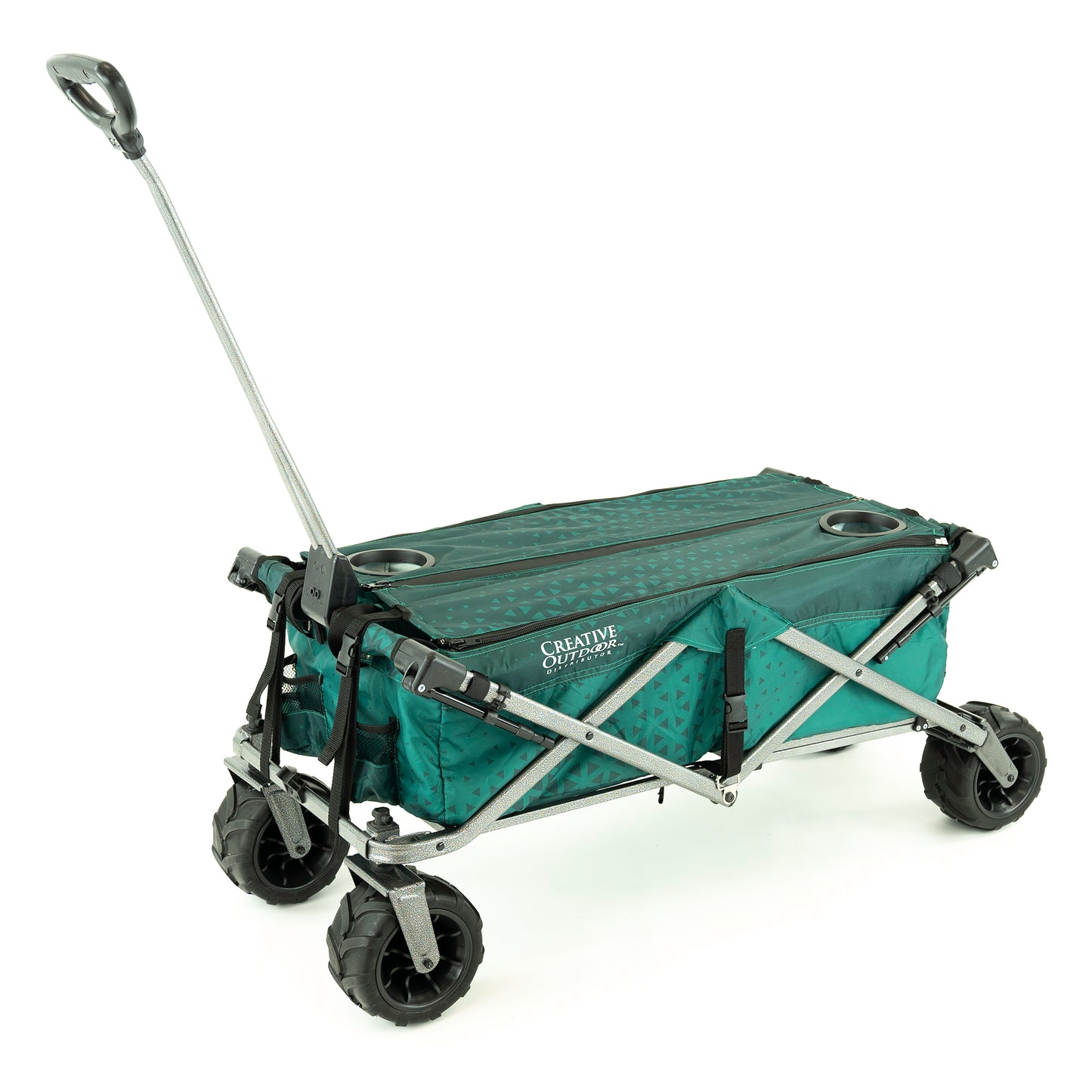 All-Terrain Deluxe Wagon - Forest Diamond - Custom Folding Wagons