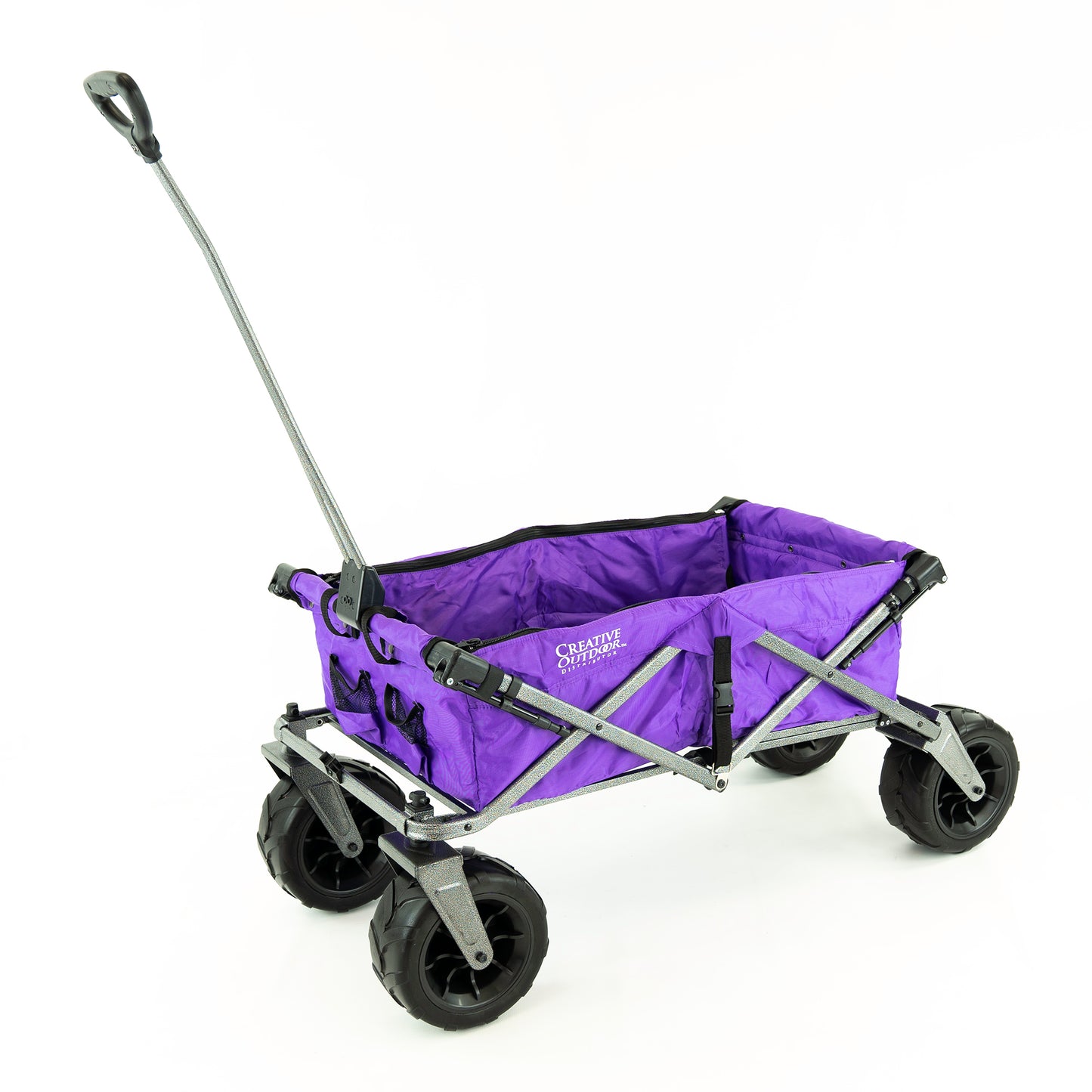 XXL Hauler Deluxe with Cooler Rack | Purple - Custom Folding Wagons