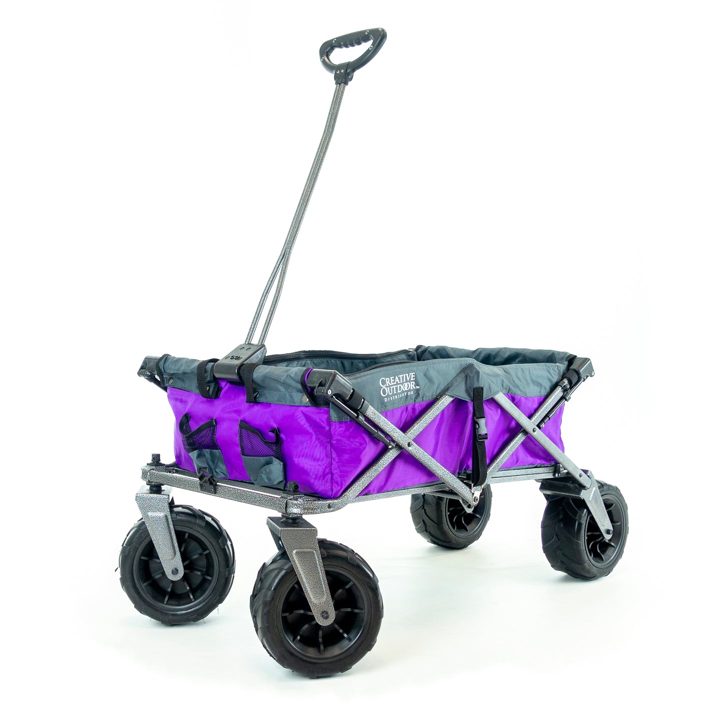 XXL Hauler Deluxe with Cooler Rack | Purple Grey - Custom Folding Wagons