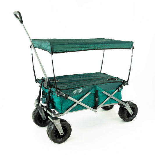 XXL Hauler Deluxe with Cooler Rack | Forest Diamond - Custom Folding Wagons