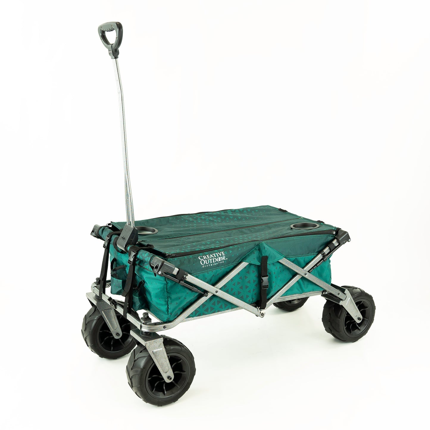 XXL Hauler Deluxe with Cooler Rack | Forest Diamond - Custom Folding Wagons