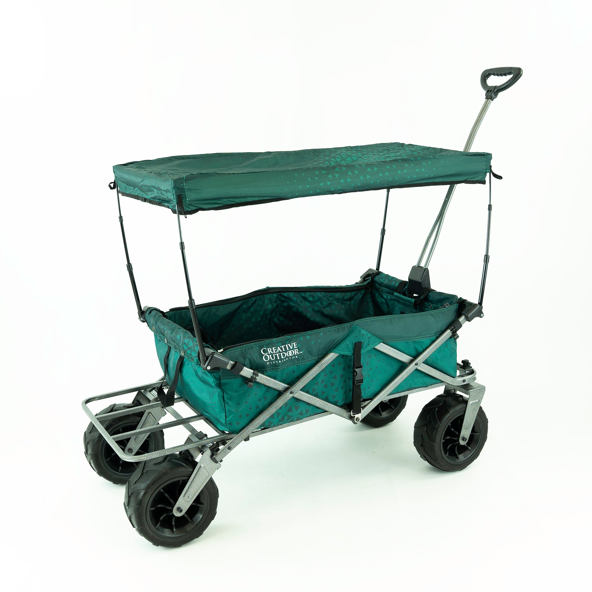 XXL Hauler Deluxe with Cooler Rack | Forest Diamond - Custom Folding Wagons