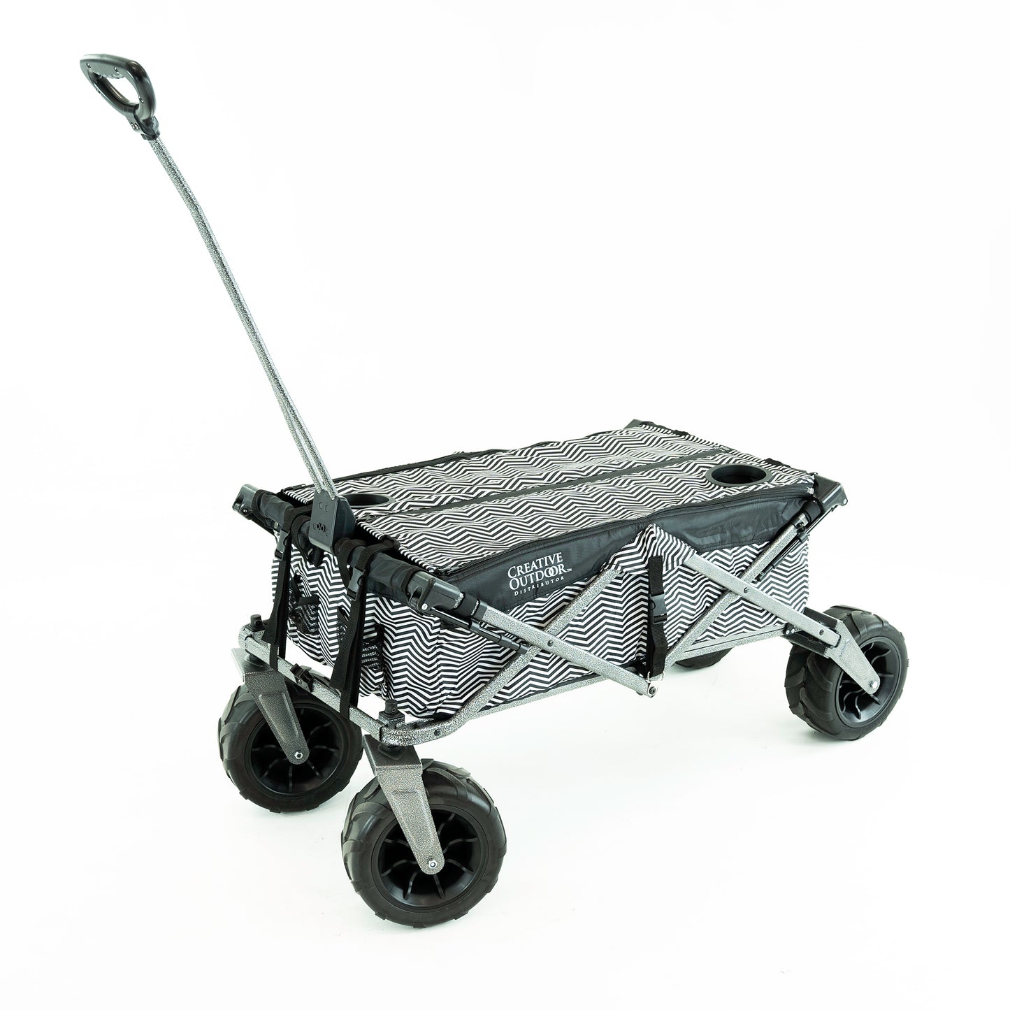 XXL Hauler Deluxe with Cooler Rack | Zig Zag - Custom Folding Wagons