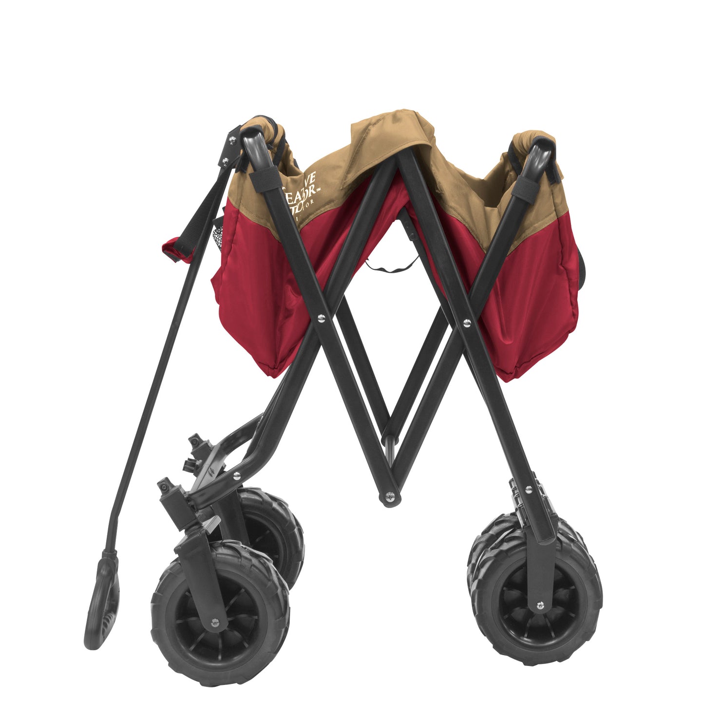 all-terrain-folding-wagon-maroon-tan