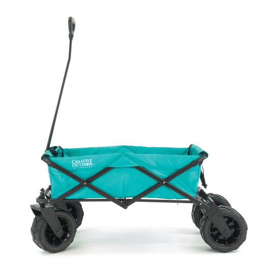 Signature Hauler | Teal - Custom Folding Wagons