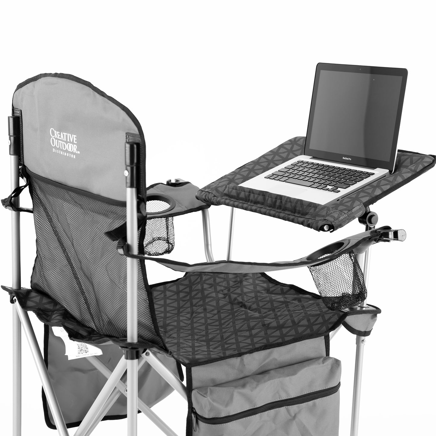 iChair Folding Wine Chair with Adjustable Table | Earth Diamond - Custom Folding Wagons