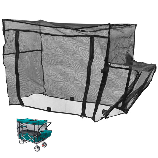 push-pull-folding-wagon-insect-mosquito-bug-net-accessory