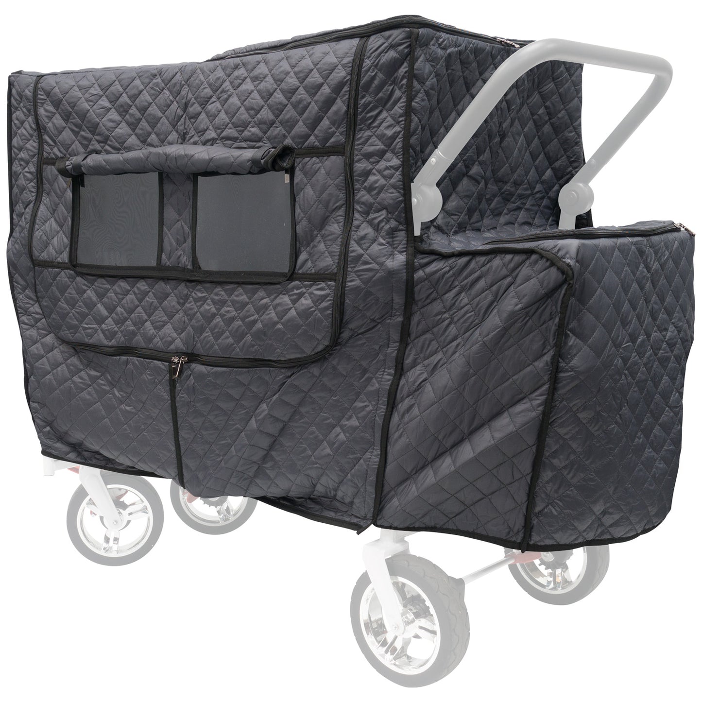 push-pull-folding-wagon-quilted-insulated-cold-weather-cover-accessory