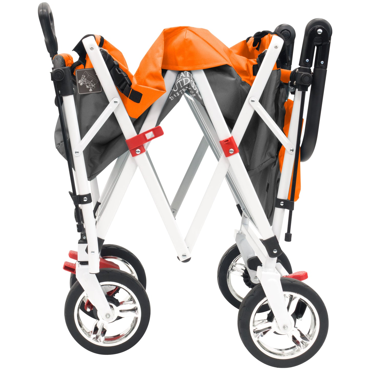 push-pull-silver-series-folding-wagon-stroller-with-canopy-orange