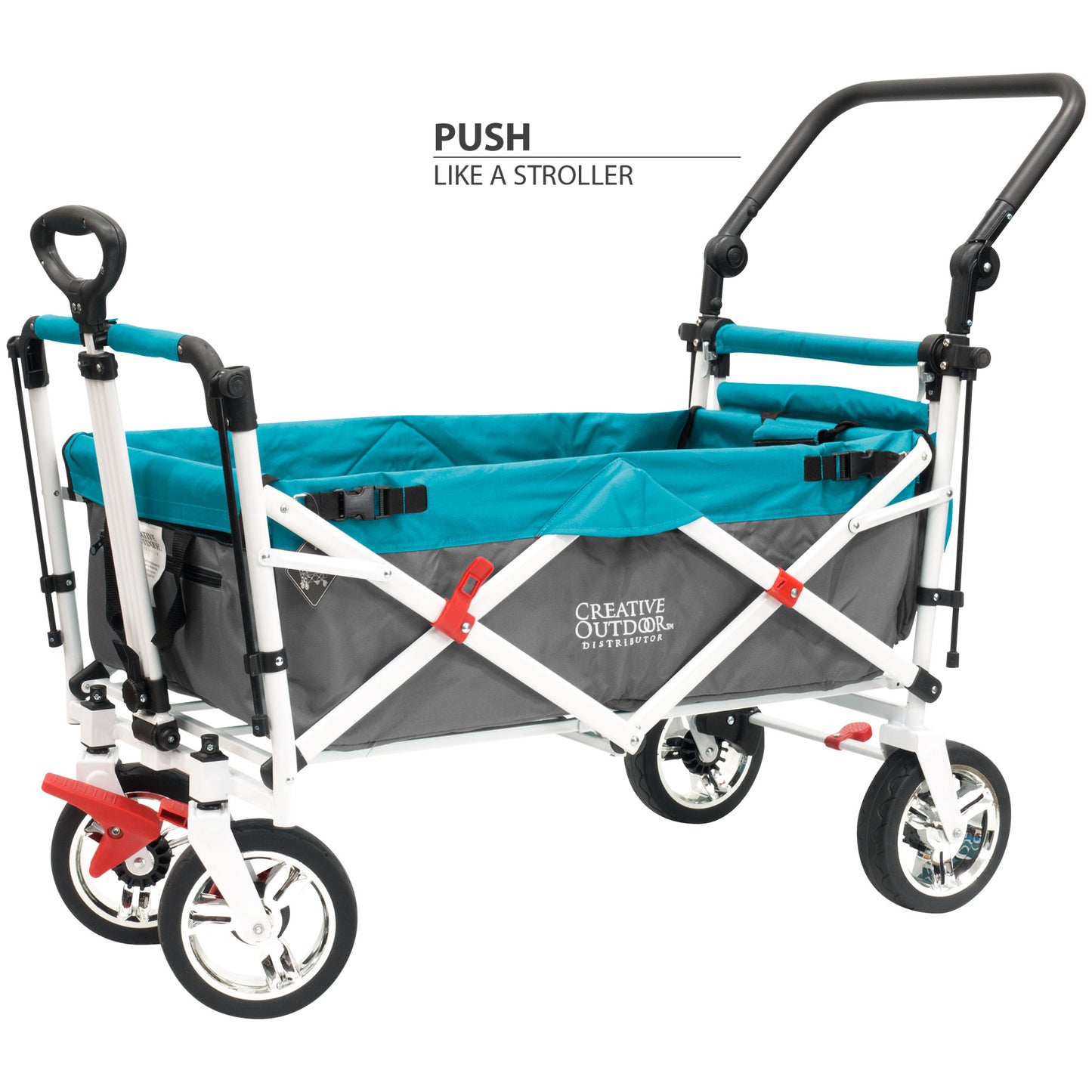 push-pull-silver-series-folding-wagon-stroller-with-canopy-teal