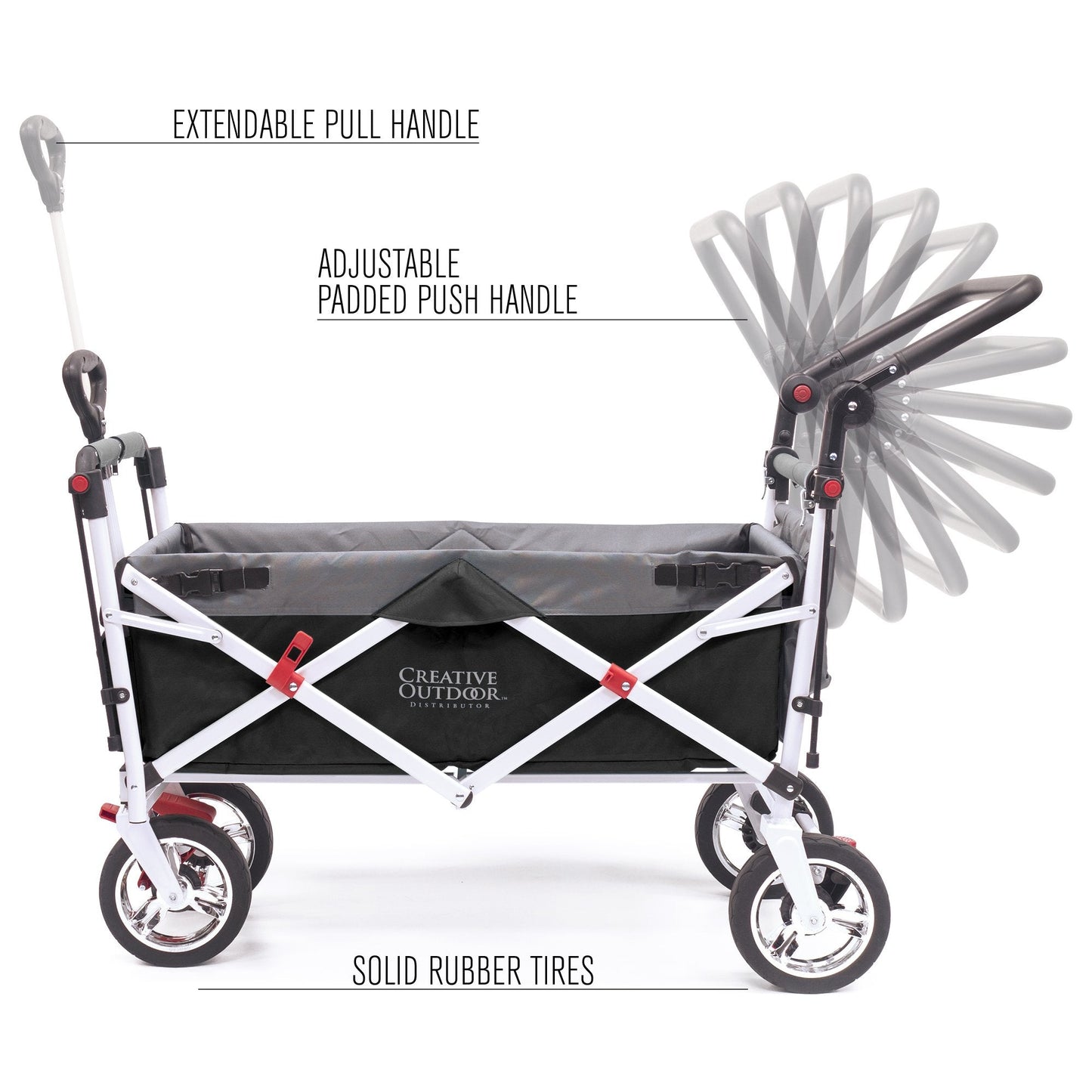 push-pull-silver-series-plus-folding-wagon-stroller-with-canopy-black