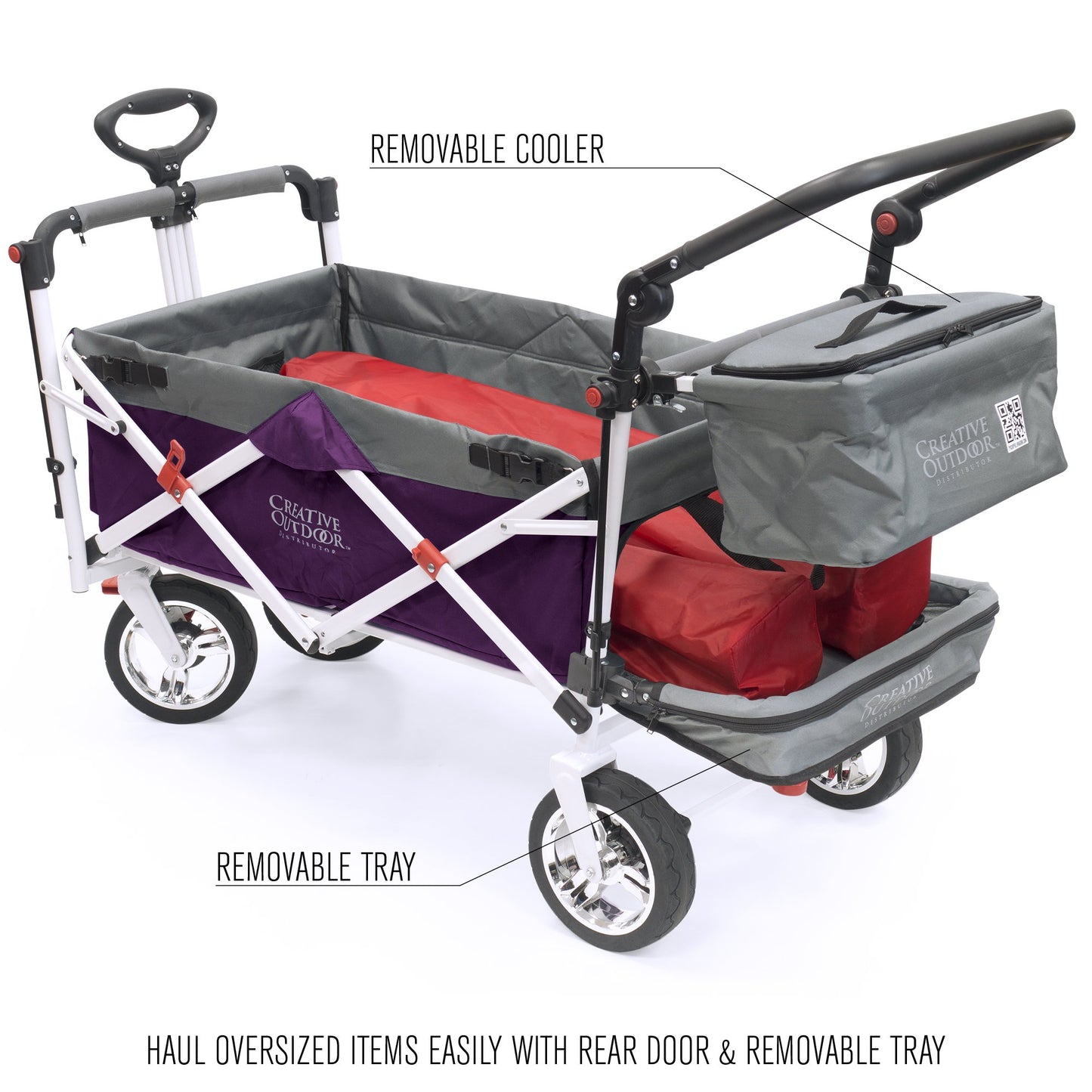 push-pull-silver-series-plus-folding-wagon-stroller-with-canopy-purple