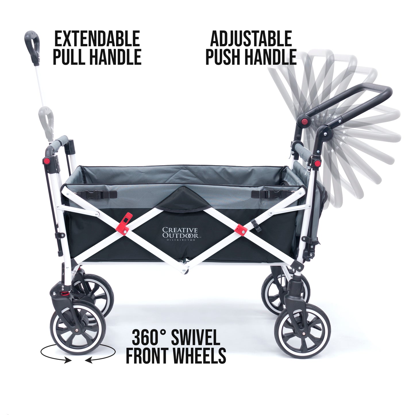 push-pull-titanium-series-plus-folding-wagon-stroller-with-canopy-black