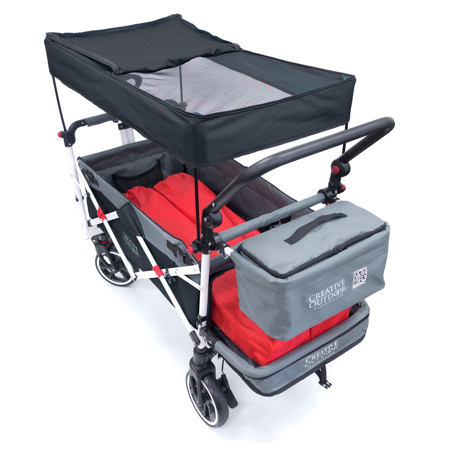 push-pull-titanium-series-plus-folding-wagon-stroller-with-canopy-black