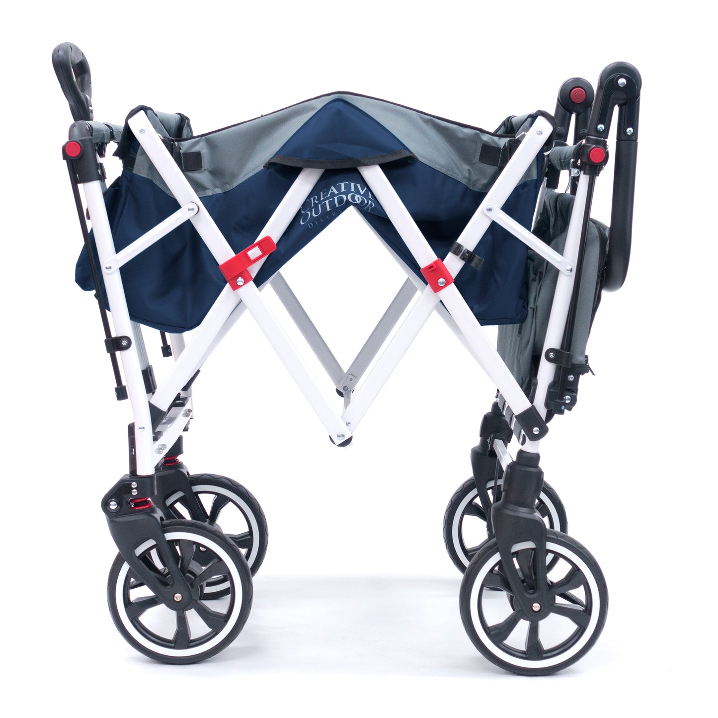 push-pull-titanium-series-plus-folding-wagon-stroller-with-canopy-navy-blue